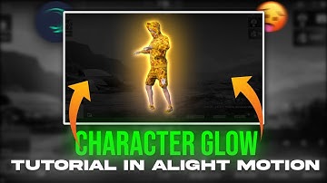 🥵 HOW TO MAKE THIS CHARACTER GLOW LIKE PC EFFECT IN ALIGHT MOTION | Character Masking Tutorial