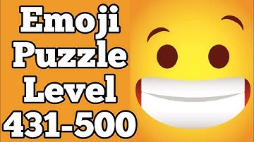 Emoji Puzzle! Level 431-500 WalkThrough Solution | Supersonic Studio LTD