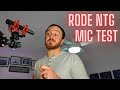Unboxing  microphone test  rodemic ntg