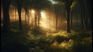 Mystic Dawn | piano and harp ambient music to calm your mind and improve productivity