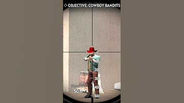 TARGET:"Five Gun Man"Sniper Headshot Shooting #gaming #shorts #short