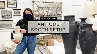 NEW Antique Booth Display + Before & After | My Vintage Shop