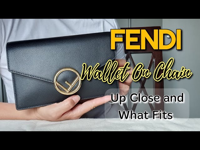 FENDI WALLET ON CHAIN (WITH INSERTS)REVIEW! WHAT FIT'S INSIDE! 