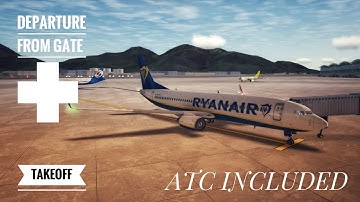 How To Takeoff - 🔴 Real Flight Simulator 🔴  *ATC INCLUDED* Part 1