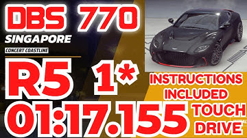 Asphalt Legends - ASTON MARTIN DBS 770 Grand Prix Round 5 | 1⭐ Touchdrive | Concert Coastline