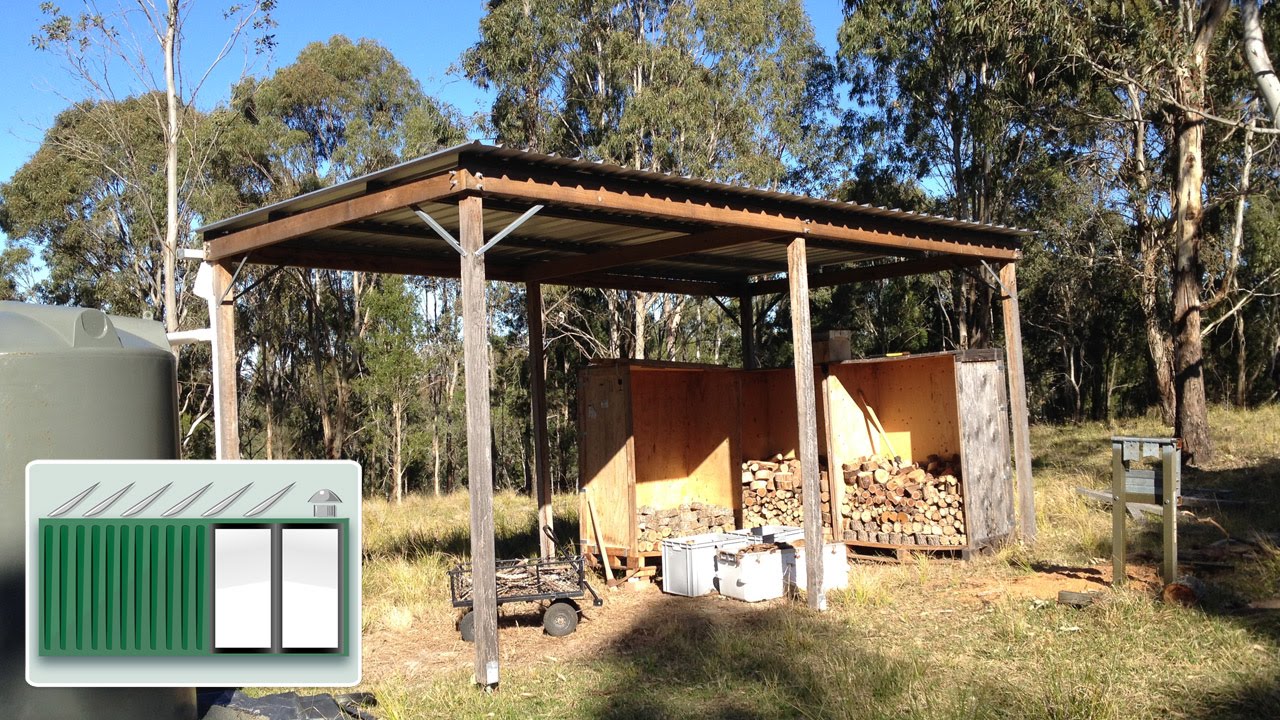 Shipping Container House - Building a shed - YouTube