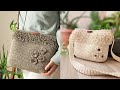 🎉 Part 1 | Classic and Trendy Medium-Sized Crochet Crossbody Bag with Floral Pattern and Tassels