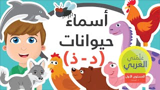 ابحث عن الحيوان | أسماء حيوانات د ذ | علمني العربي | Find Animals in Arabic | Alemni Alarabi