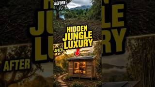 I built a LUXURY cabin with $0 and PALLETS 😱From mud → luxury… with $0 😳#shorts