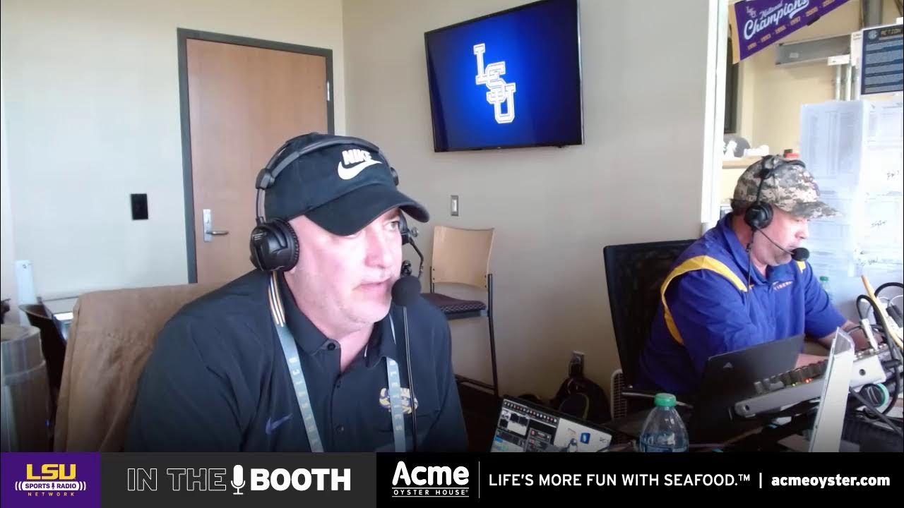 In the booth with lsu radio youtube
