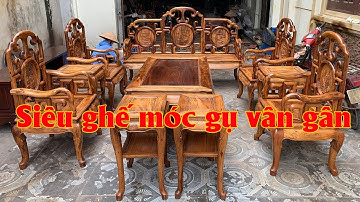 Siêu Phẩm Bàn Ghế Móc Mỏ Gỗ Gụ Ta Quảng Bình Vân Gân Đẳng Cấp Nhất 2025 - Đồ Gỗ Mai Toàn