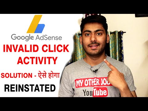 How to re-enable disabled adsense account due to invalid click activity