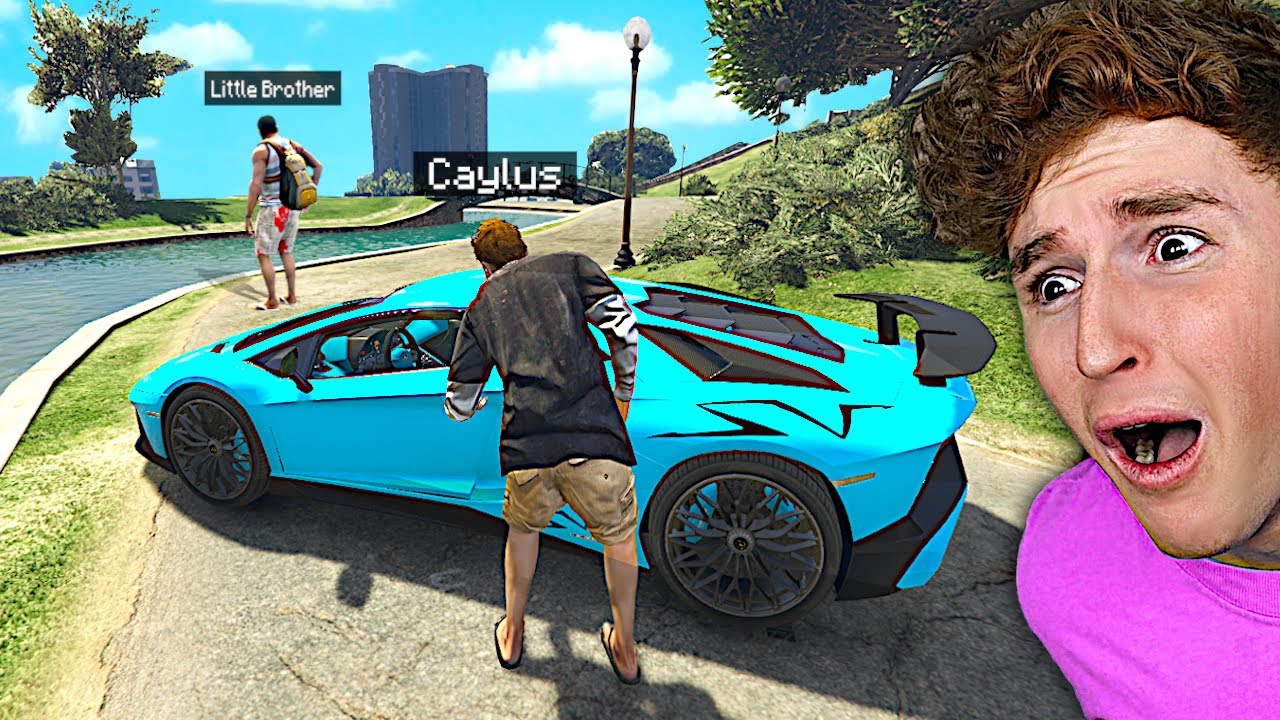 I STOLE My Little Brothers SUPERCAR In GTA 5.. (Five M) YouTube