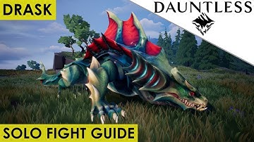 Dauntless - How To Solo Kill Drask UPDATED Guide for Open Beta [Walkthrough]