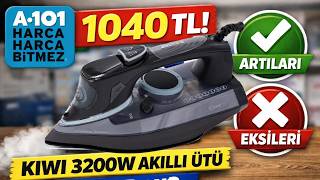 A101’de 1040 TL! Kiwi 3200W Akıllı Buharlı Ütü İncelemesi | Alınır mı? #kampanyaindirim #a101 #kiwi