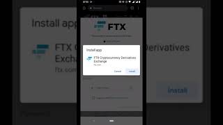 How to download FTX using CHROME APP. screenshot 4