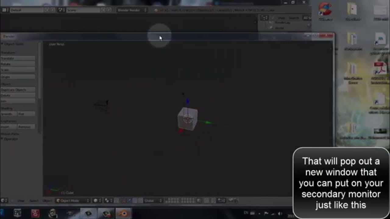 Nøjagtig fotoelektrisk jævnt How to use Blender on multiple monitors - YouTube