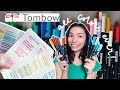 ALL TOMBOW BRUSH PEN HUGE HAUL SWATCHES!! Finally caught them all