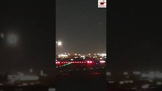 Take off from DUBAI | DXB Airport | night view  #shorts #shortvideo #nishasspace