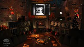 🎃 Fallout 4 Halloween Ambience — Cozy Fire, Rain &amp; Thunder | Members Only Wasteland Hideout 🌧️🔥