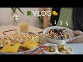 ENG)vlog 알차게 요리 해먹는 돼지런한 자취 일상🐷ㅣ장칼국수.순대볶음.돈까스마요.치킨샐러드.참치야채죽.마요네즈비빔면