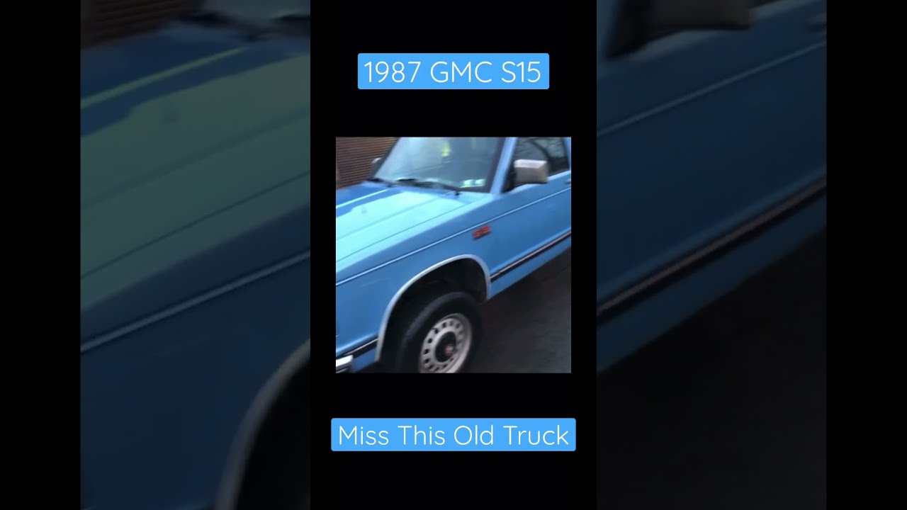 1987 GMC S15 Gmc Minitruck Chevrolet Classiccars Car