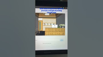SKETCHUP AI Render Magic Instantly! 👊 #shorts