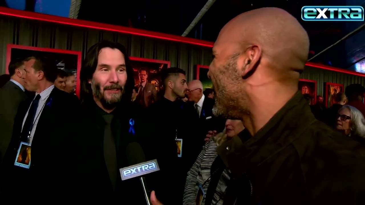 Why Keanu Reeves wore blue ribbon to 'John Wick 4' premiere