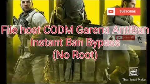 File host CODM Garena AntiBan - Instant Ban Bypass (No Root) | HACK GARENA - ALLX CHANEL
