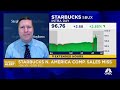Even though Starbucks missed it performed &#39;better than feared&#39; in Q1, says Stephens&#39; Joshua Long