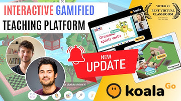 Koala Go updates: Gamify your online teaching with minecraft-style virtual classroom platform