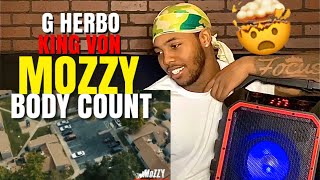 Mozzy, King Von, & G Herbo 👀 Mozzy - Body Count ft. king Von & G Herbo (Official Reaction)