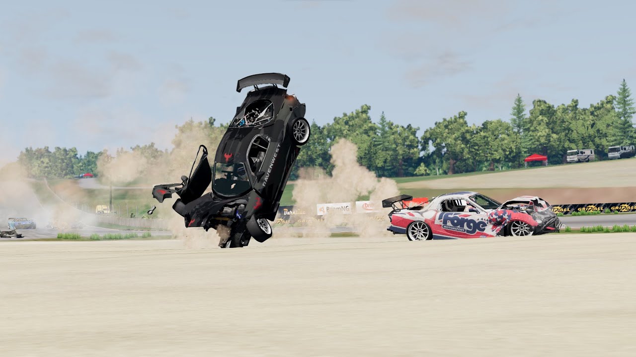 Racing Crashes [REALISTIC] (#11) [BeamNG Drive] - YouTube