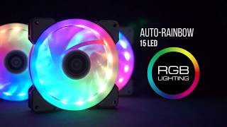 ALSEYE D-RINGER AUTO RGB FAN CASE