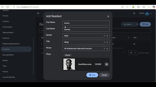 LESSON SIXTEEN:FILEUPLOAD CONTROL TO RECEIVE AND DISPLAY PHOTO IN ADD AND EDIT RESIDENT COMPONENTS