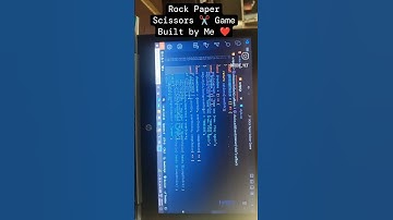 Rock Paper Scissors ✂️ GameMade By me using Html, Css,JavaScript #reel #html #javascript #codinglife