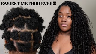 EASIEST CROCHET METHOD EVER! Beginner Friendly Boho Locs by Eayon Hair | Black girl hairstyles