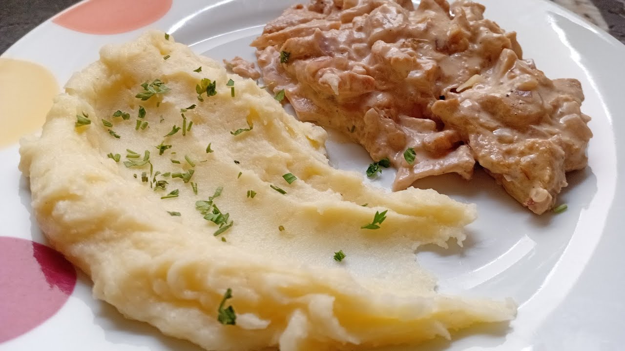 ايمانسي دجاج بالفطر والكريمة كيجي كيحمق بحال المطاعم وبأقل مجهود/وجبة غداء او عشاء