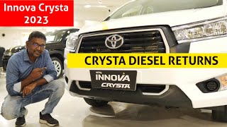 Innova Crysta 2023 Diesel - facelift | no automatic transmission | Rs.20L | Birlas Parvai