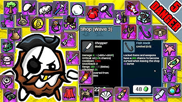 How a FISH HOOK on WAVE 3 Breaks Brotato Abyssal Terrors