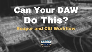 Can your DAW do THIS? | Reaper and CSI | Icon ProX XS Xtouch Mini C4 | Control Surface Mixing