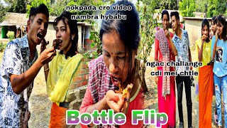 Bottle Flip // Ngac Challenge mei chtle 😂😂😂