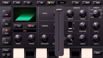 KORG iDS 10 VOICE MAINパネル〜楽しくシンセサイザーでメイクミュージック！〜