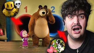 HICE QUE MASHA Y EL OSO DECIDAN SU DESTINO CON ESTOS TOBOGANES 😭