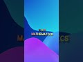 Mathematics lover new status video #maths #mathlover #mathtricks #shots #youtubeshorts