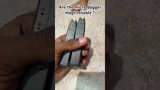 Are Psa Micro dagger Magazines Reliable #psa #dagger #guns #glock #trending #viral #edc #new