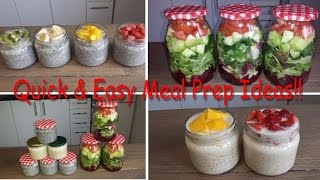 Meal Prep (Quick & Easy Meal Prep Ideas)