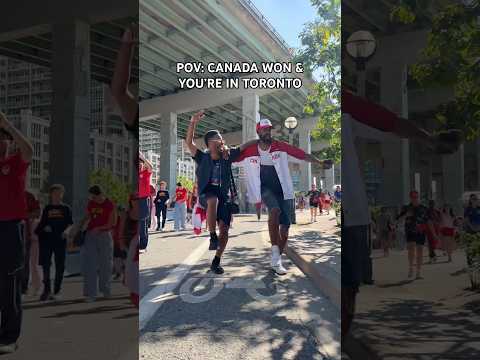 CANADA MADE HISTORY TODAY! #summerofgoals #dance #fifaworldcup #toronto