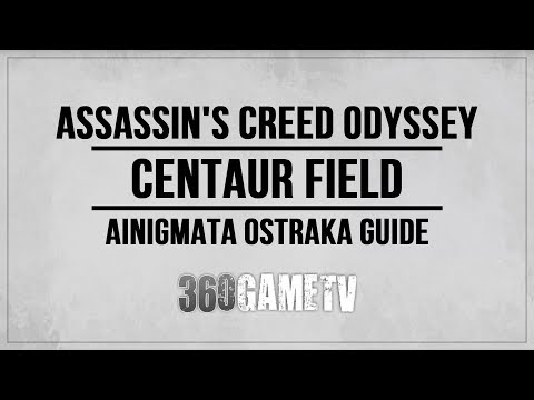 Video: Assassin's Creed Odyssey - Centaur Field Gåtelösning Och Var Du Hittar Elis Temple Of Hades Tablett