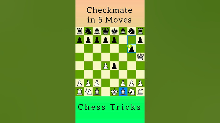 Checkmate in 5 Moves: Chess Tricks #shorts